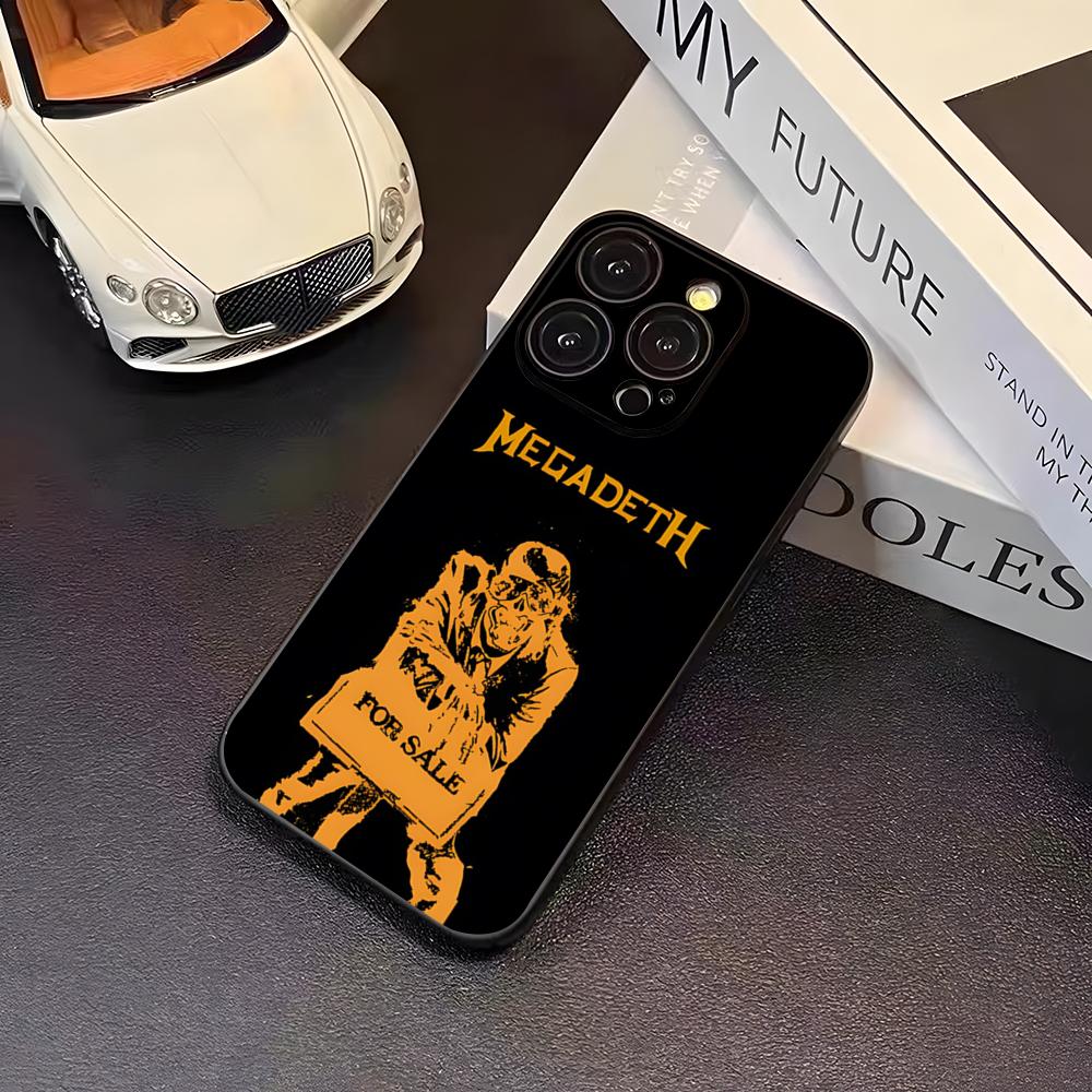 Rock Band M-Megadeth Phone Case For 16 Pro Max Iphone 17 Pro Max 14 15 Plus 12 13 11 Pro Xr X Xs SE Back Cover