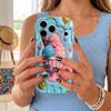 Melted Ice Cream Sundae Donut Phone Case for iPhone 17 16 15 14 13 12 11 Pro Max Plus Wavy Edge Sweet Cover