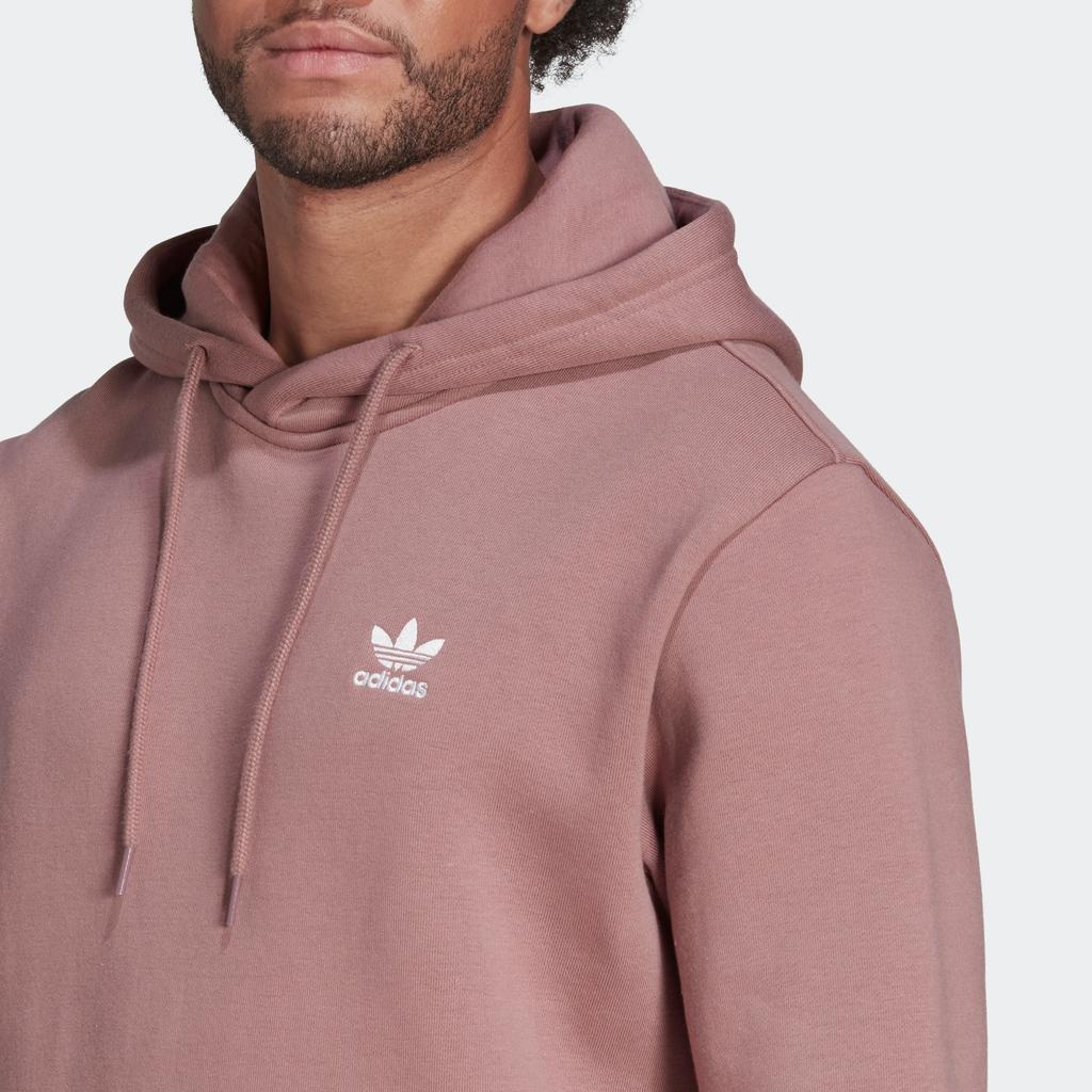 Adidas Adicolor Essentials Trefoil Hoodie Purple Men Streetwear HK0100