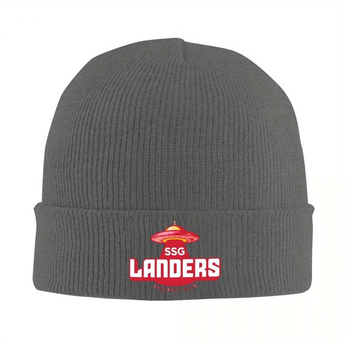 New SSG LANDERS Warm Knitted Cap Fashion Bonnet Hat Autumn Winter Outdoor Beanies Hats For Unisex Adult