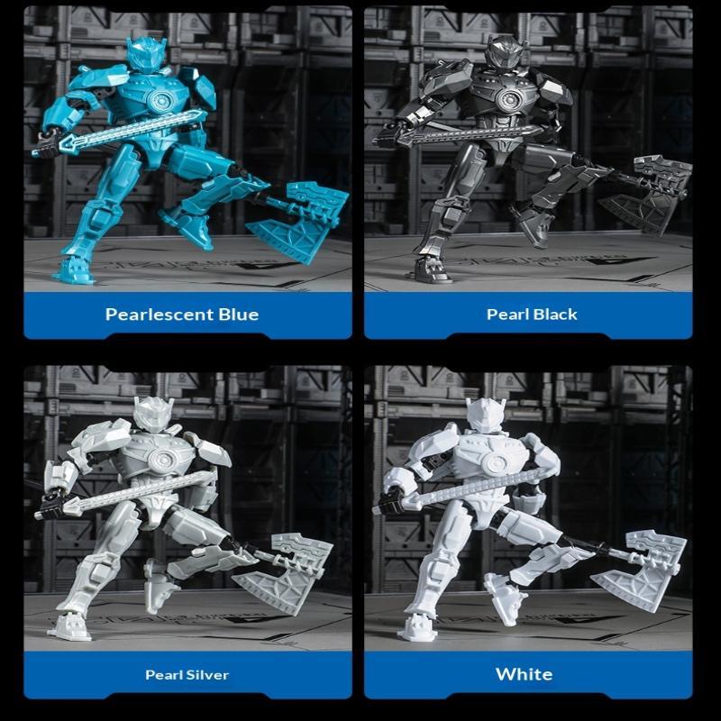 3D-gedruckte mehrfarbige Mecha Actionfigur Spielzeug Bewegliche Gelenke Mechwarrior Spielzeug Für Jungen Spielzeugsammlung Geschenke