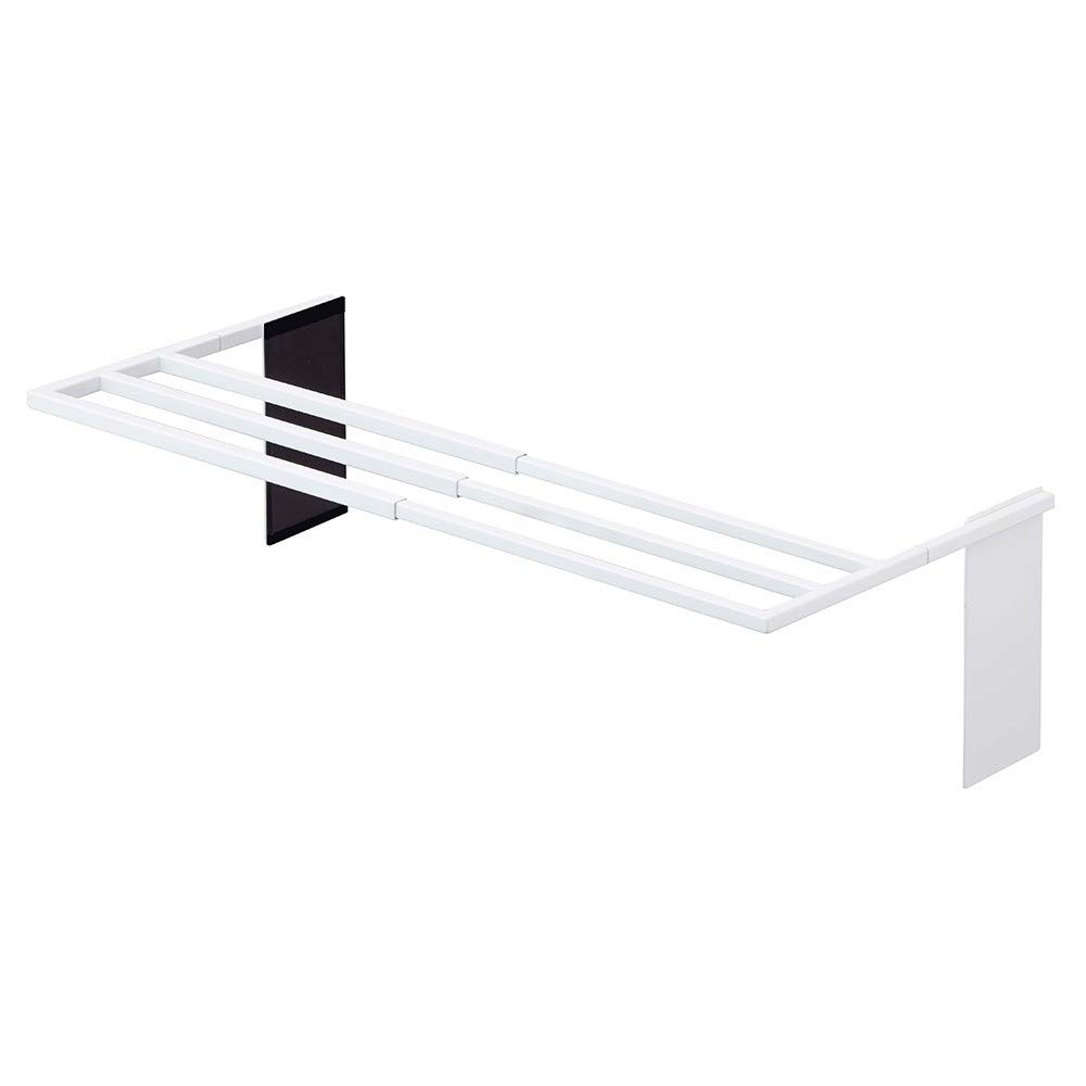 

Магнитная телескопическая вешалка для полотенец Yamazaki Jitsugyo для стиральной машины, белая, Ш39xГ32xВ18 см, полка для полотенец 4873, прибл.