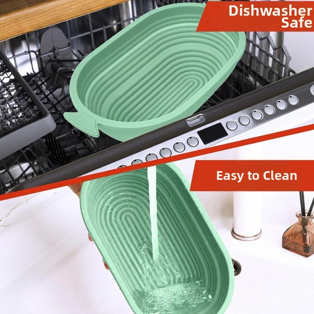 Heat-Resistant Sourdough Bread Baking Bowl Food Grade Dough Fermentation Bowl  Bread Making