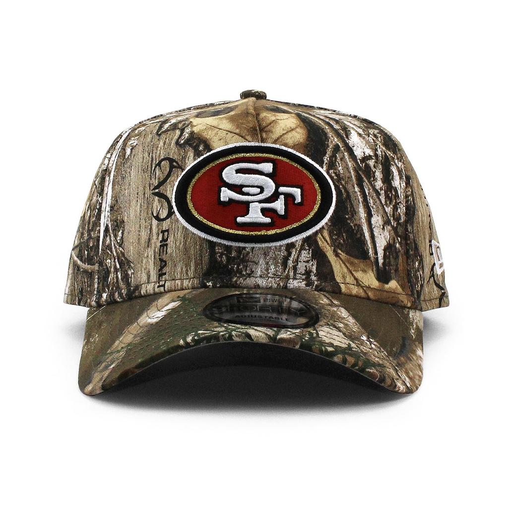 [New Era] Cap 9FORTY San Francisco 49ers NFL A-FRAME SNAPBACK CAP CAMO SAN FRANCISCO 49ERS Camouflage Camo Hat 940 AF A-Frame American Football [Used]