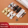 Aluminum Alloy 90°/180° No-Drill Anti-Theft Door Latch for Bathroom.