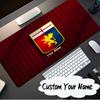 Custom Name Mouse Pad Lion Shield Genoa Mouse Pad, Gaming Mouse Pad, Keyboard Pad, Desk Decor for Computer Notebook Fan Birthday Gift