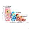 6 Matryoshka Dolls Collectible Craft Set for Home Decoration