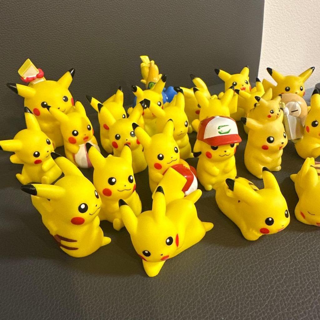 Used Pokemon Kids Finger Puppets Pikachu and Pichu, No Duplicates