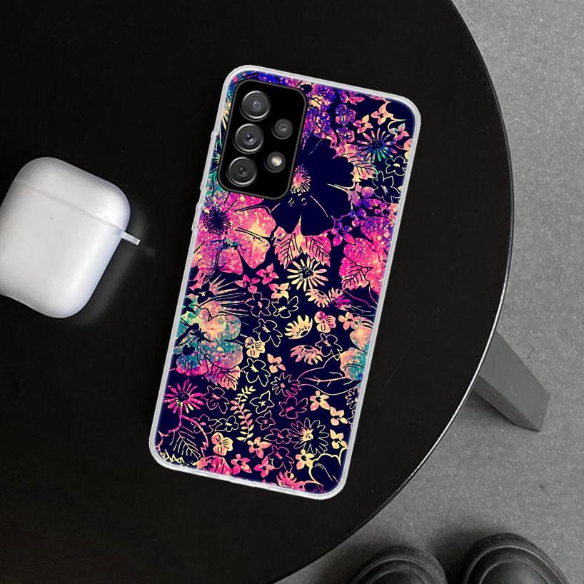 Mandala Sunflower Mandala Phone Case Cover for Samsung Galaxy A12 A22 A32 A52 A72 A02S A51 A50S A31 A20S A10S Note 20 Ultra 10 P