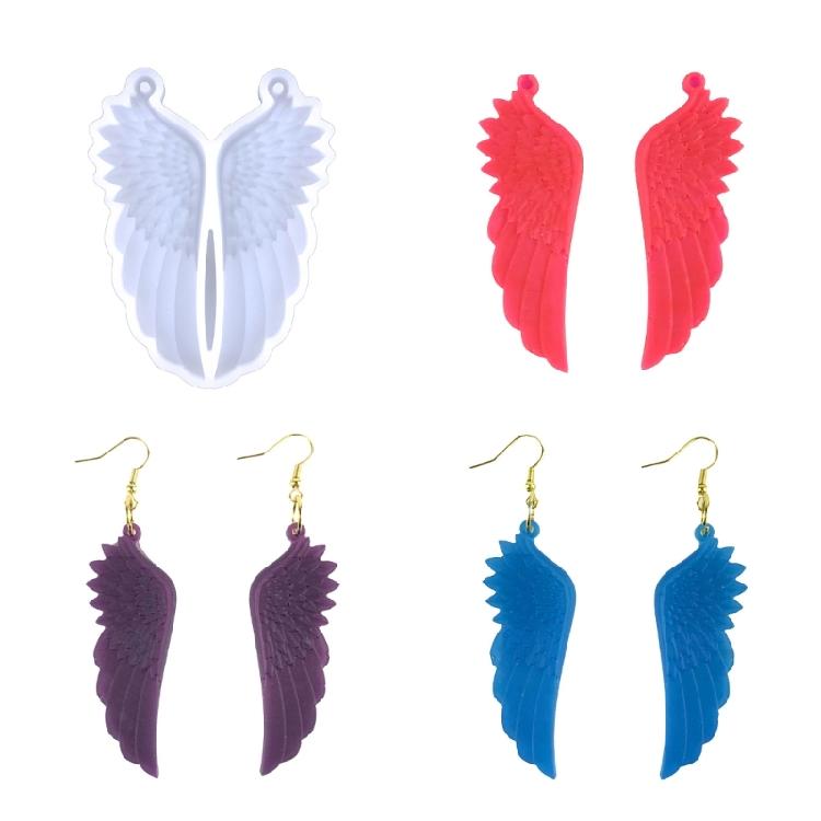 Resin Epoxy Silicone Mold Angel Wing Mold Casting Molds for Jewelry Making