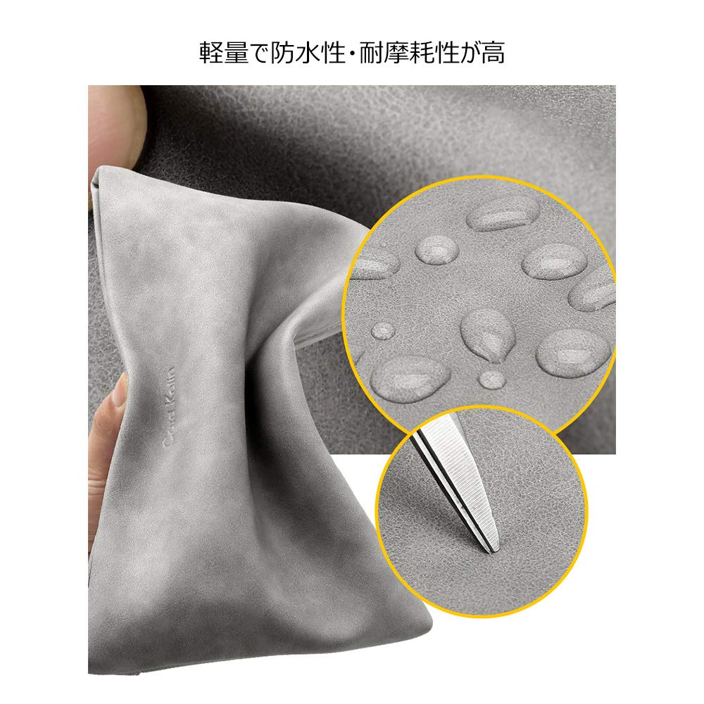 Whatna Leather Clutch Bag B5 6 Card Slots Coin Purse Business Casual Formal Wedding Ceremony Wedding Reception Bag for Men Blue Gray Black 9972 2-way
