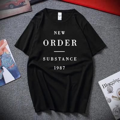 Tričko New Order Substance 1987 80. léta Synth Rock New Wave Bizarre Prémiová bavlna Vánoční dárek Tričko Top Camiseta Masculina
