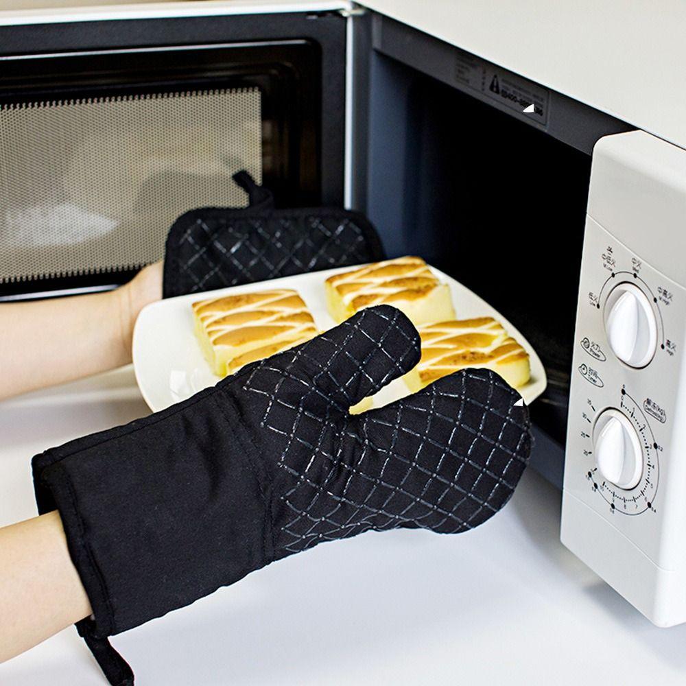 Anti-Scalding Baking Gloves Non-Slip Insulation Gloves Cake Oven Mitts