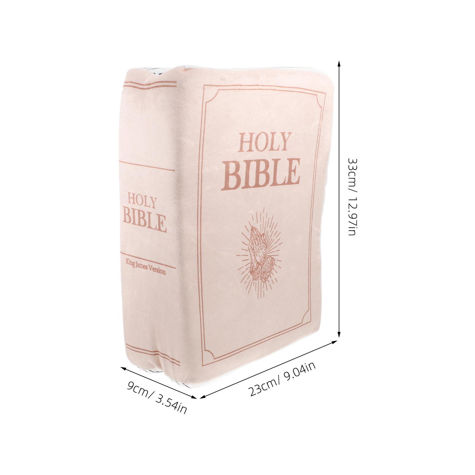 

Pillow Soft Book Shape Cushion Decorative Throw Pillow Small Comfortable Bible Book Decor Small хаки