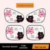 Cartoon Cat Car Sunshade: Sun Protection & Heat Insulation Electrostatic Window Visor