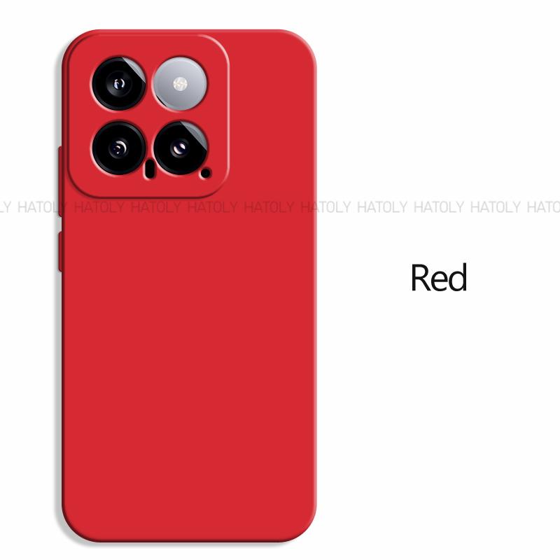 For Xiaomi 14 5G Case Cover Luxury Original TPU Shockproof Liquid Silicone Protective Phone Back Cover For Xiaomi 14 13 12 Pro