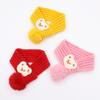 Winter Woolen Scarf for Pet Cats, Warm and Festive Scarf for The Spring Festival, Birthday Accessories for Dogs