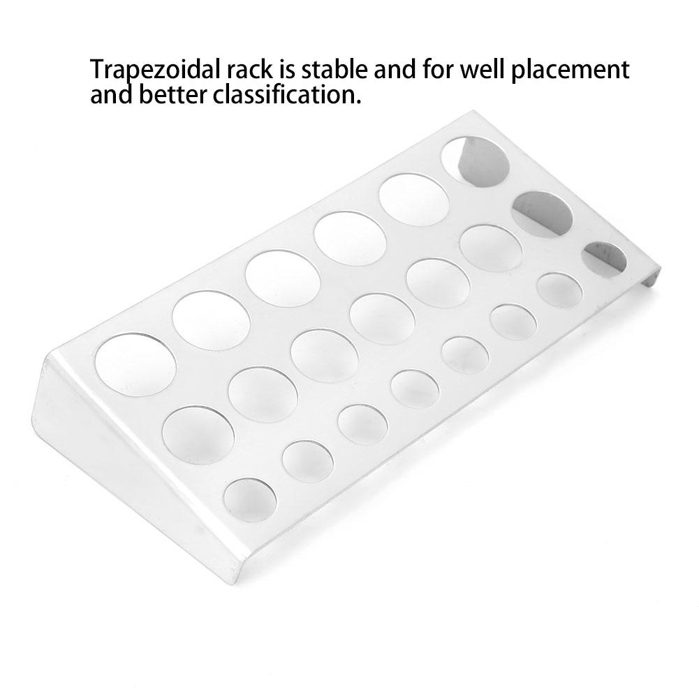 

Tattoo Ink Cup Holder 21 Holes Stand Rack Pigment Container Tattoo Kit Accessory