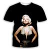 New Monroe 3D Digital Print T-Shirt Summer Sports Casual  Men's Short Sleeve Clothing