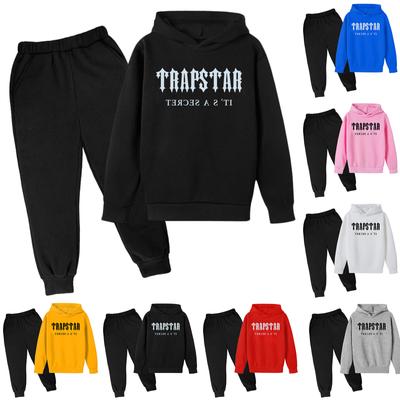 Plüsch Langarm Hose Lose Pullover Hoodie Set Für Kinder