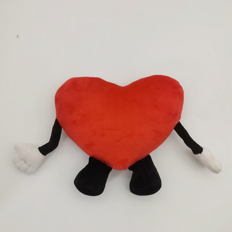 Un Verano Sin Ti Plush Toy Heart Cute Bad Bunny Plushie Soft Stuffed Kawaii Dolls for Girls Boys Christmas Birthday Gifts