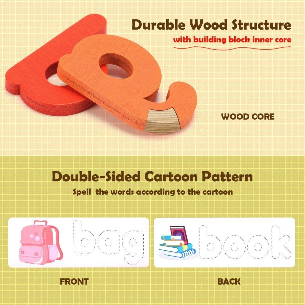 Letters Learning Letter Games Abc Puzzle  Toy Word Spelling Game Spell Word Game A-Z Spelling Game