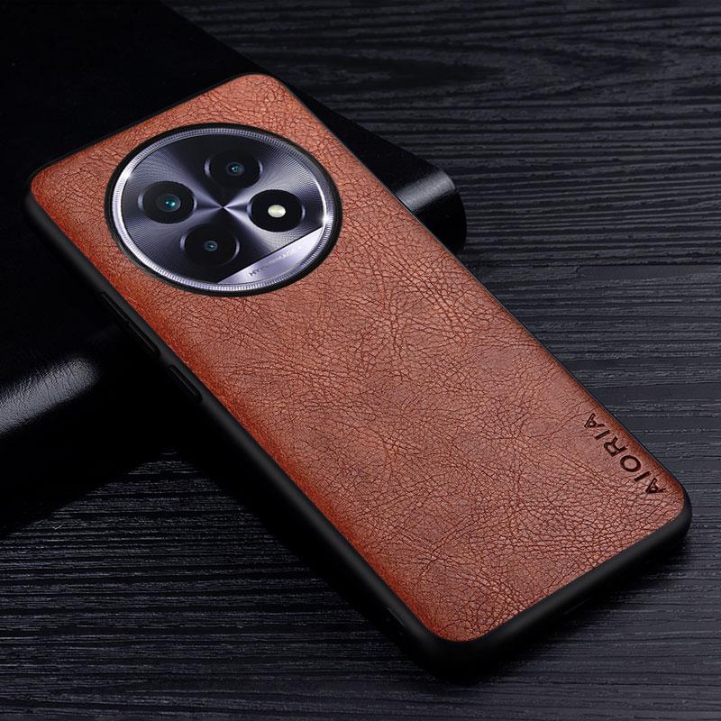 Leather Case For Realme 13 Pro Plus 5G Premium Business Style Retro Litchi Pattern Back Cover for Realme 13 Pro case