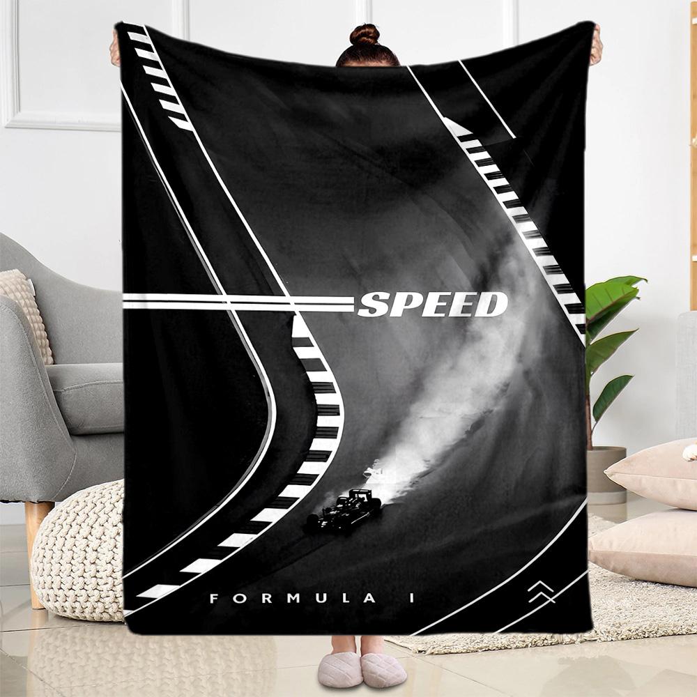 F1 Driver Number Chart Flannel Blanket-Soft and Suitable for Sofas,Beds,Offices,Travel,All Seasons,Great Gift for Holidays and Birthdays.