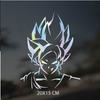 Dragon Ball Goku Vegeta Reflective Sticker Car Body Modification Sticker Motorcycle Front Windshield Sticker