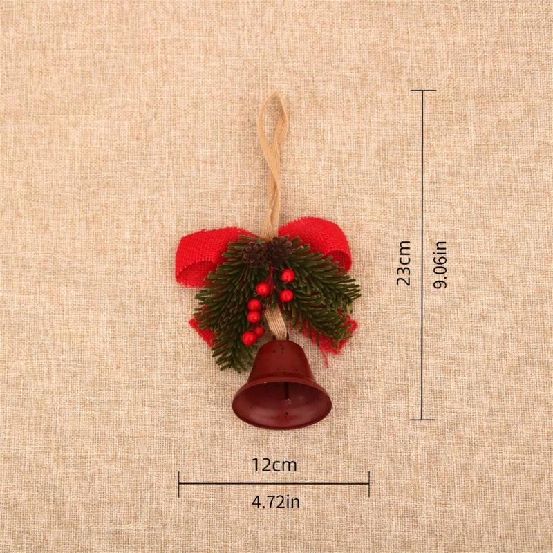 Christmas Tree Bells Bows Christmas Bells Ornament Christmas Tree Decorations