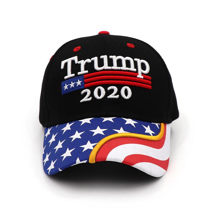 President Donald Trump 2020 USA Flag Baseball Cap Hat Make America Great