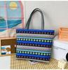 Neue Canvas-Tasche Xinmatai Retro-Damen-Tasche bedruckte Handtasche Tote große Tasche literarische Schulter-Einkaufstasche