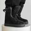 Neue High Top Herren Gelbe Stiefel Herbst Winter Designer Mode Stiefel Herren Streetwear Plateau Stiefel Herren Schuhe mit Höhenerhöhung