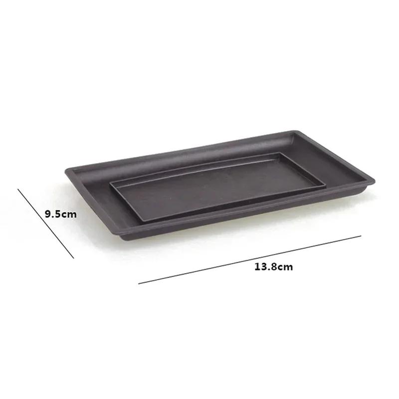 Flower Pot Plastic Balcony Square Pots Flower Bonsai Bowl Nursery Basin Plastic Planter Imitation Rectangle Plant Pots Decor