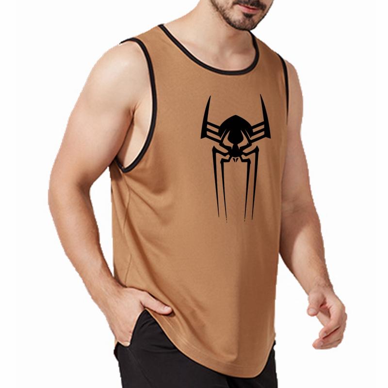 Sommer Herreklær Gym Tank Topper Basketball Sportsklær Hurtigtørkende T-skjorte uten erme Trening Fitness Vest Pustende Singlets