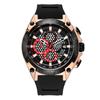 Megir Men Sport Watch Relogio Masculino Blue Silicone Strap Mens Watches Top Brand Luxury Luminous Waterproof Quartz Watch Man