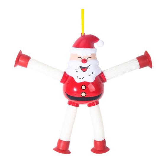 

Рождественские Поп-трубки для наполнения чулка для малышей, детей, телескопические присоски, игрушка Санта-Клаус/Олень, фиджет-трубки, сенсорная игрушка для девочек и мальчиков D