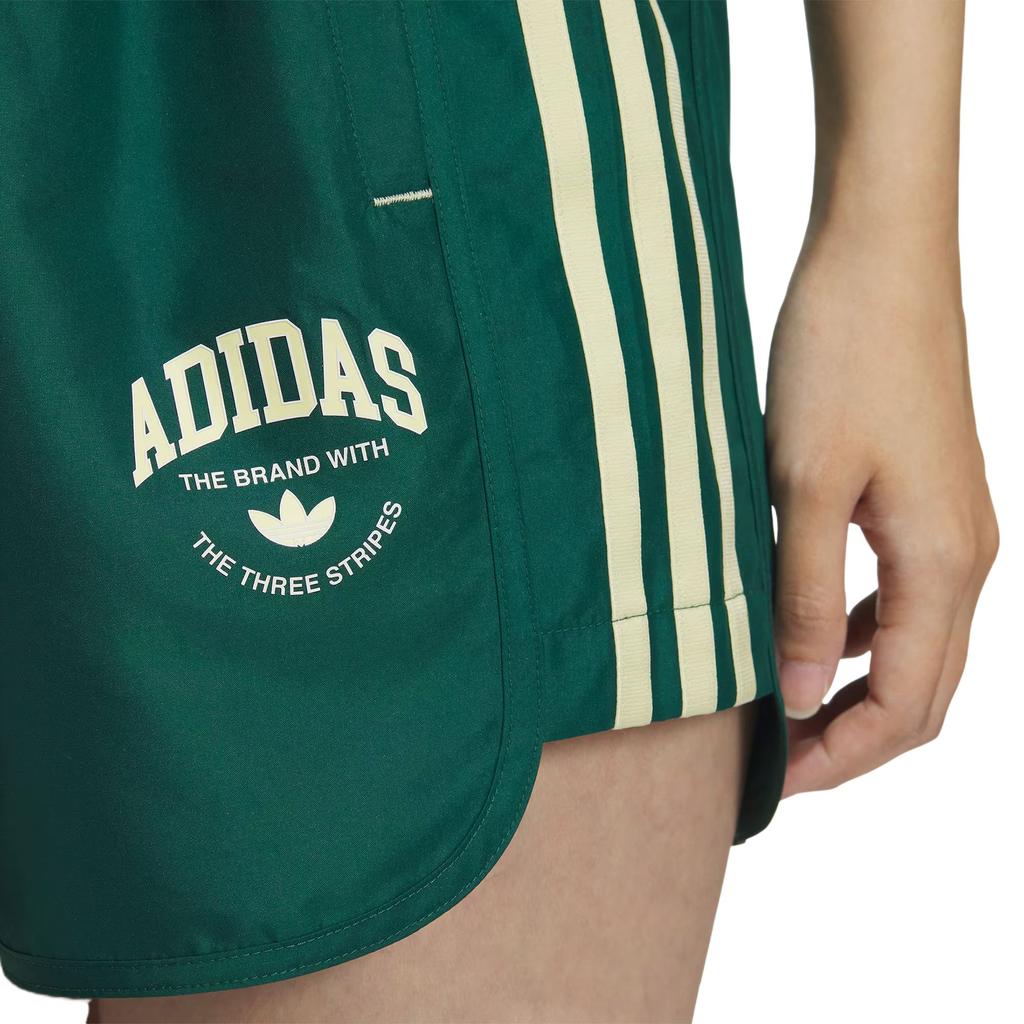 adidas Originals Logo Twist Light Woven Shorts Sports Shorts Women's Forest Green IW6293