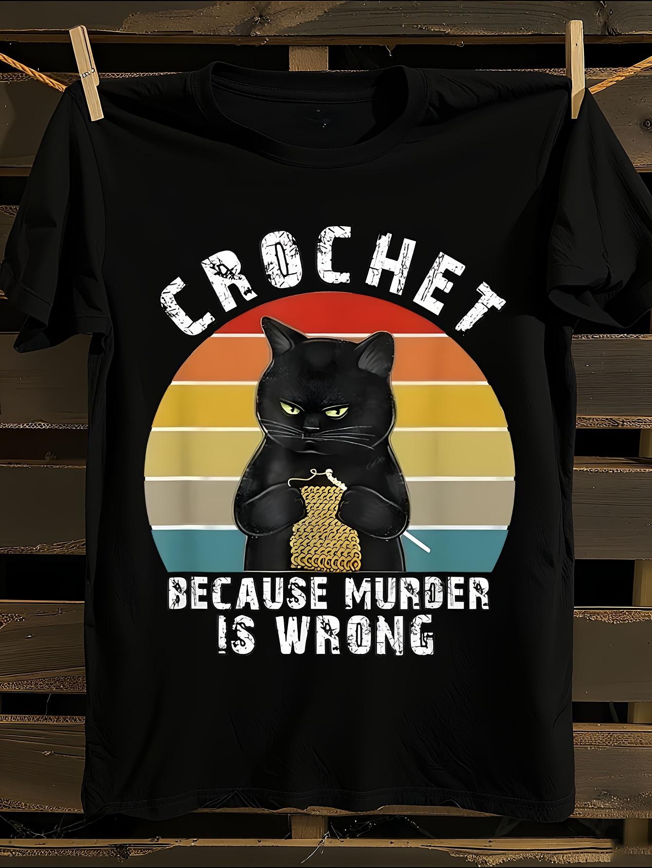 Funny Cat Vintage T-shirt S