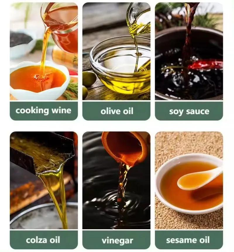 1pcs 200ml Oil Spray Bottle Kitchen BBQ Cooking Olive Oil Dispenser Camping Baking Empty Vinegar Soy Sauce Sprayer Containers