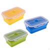 3x Folding Silicone Bowl Bento Collapsible Food