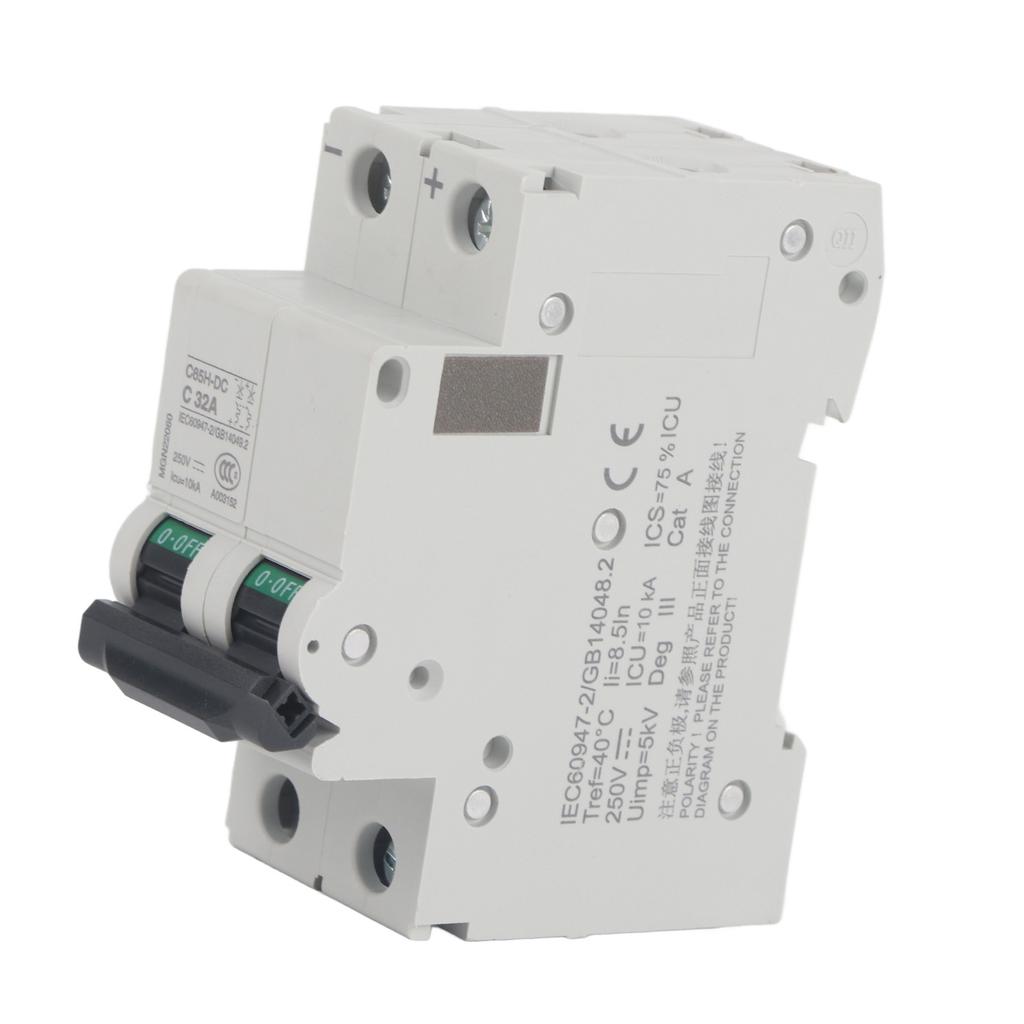 Elektrikli Minyatür C65HDC Devre Kesici 2P 250V Hava Şalteri (32A)