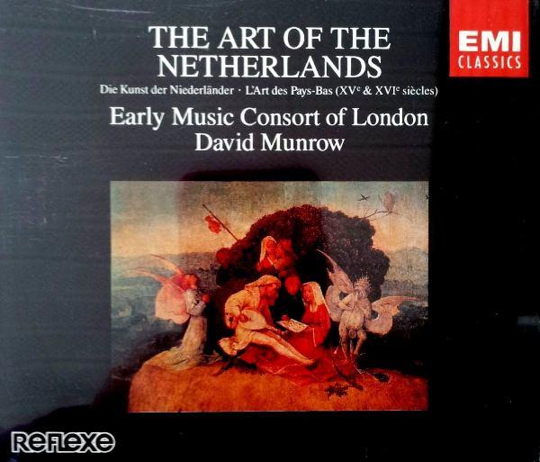CD MUNROW, DAVID; EARLY MUSIC CONSORT  - Art of the Netherlands  CMS7642152 EMI Classics 1992 Japan Classical Used