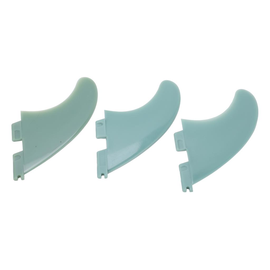 3pcs Surfboard Fins PVC Surfing Thruster Fin Set for Longboard Paddleboard Tail Accessories