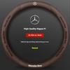 AABGT1 Car Steering Wheel Cover For Mercedes Benz A B C E S Class AMG GLA GLB GLC GLE CLA CLS SLC GLS GLK SLK Vito ML Pilot A45 C43 C63