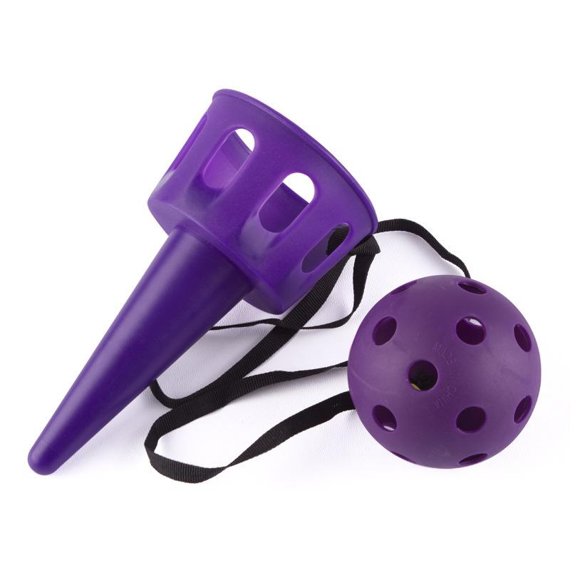 Fun Ball And Cup Toy Set For Children Outdoor Throw And Catch Ball Game Toy Softball  For Beginner Kids Motor Skills Toy