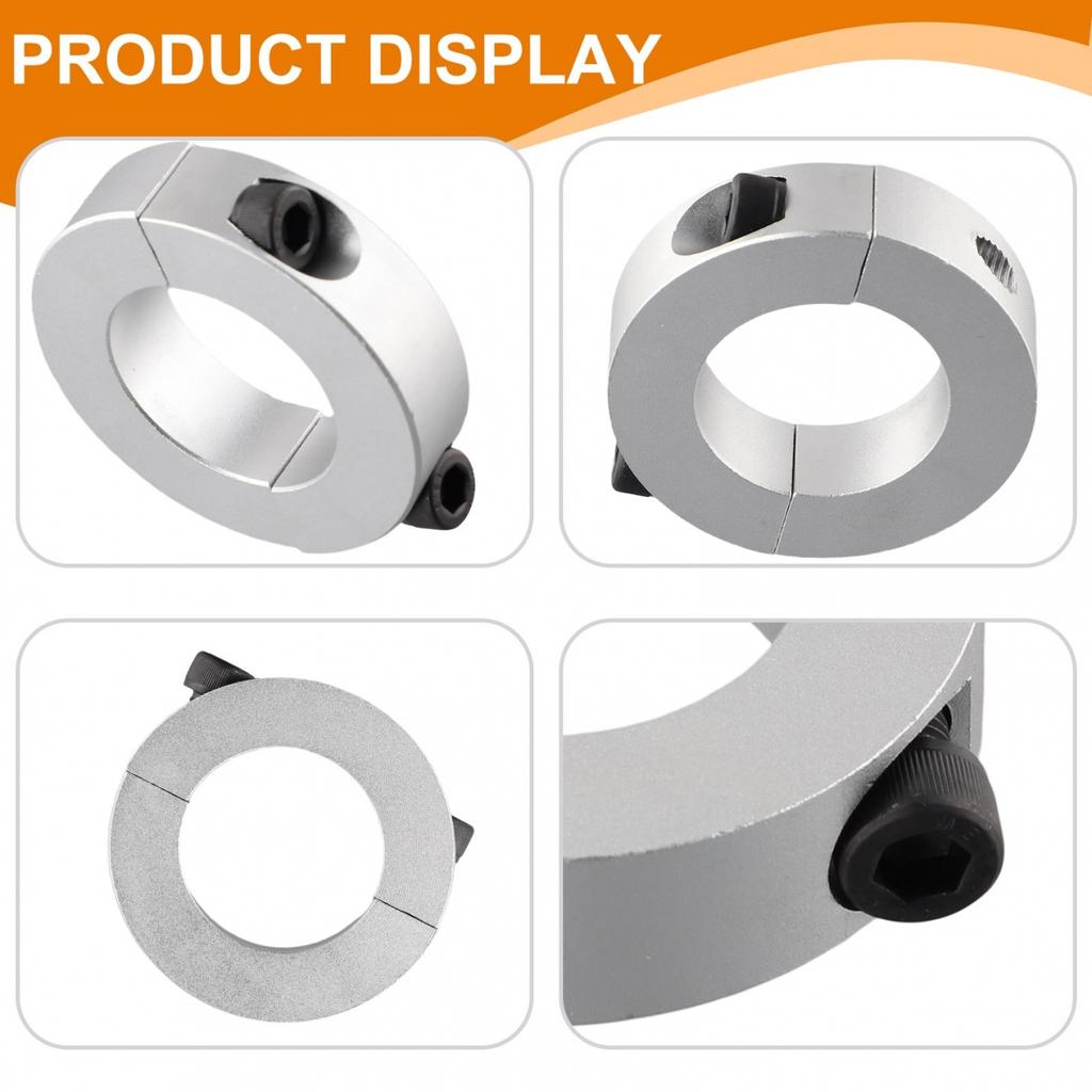 1 Stück Doppelt Geteilter Wellenklemmring Sicher Stabilisieren 45mm 50mm 55mm 60mm Wellen