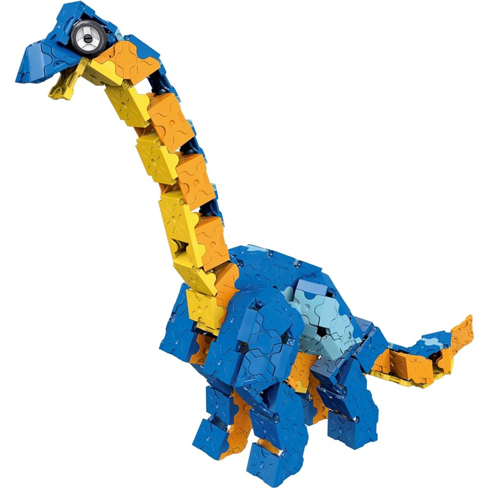 Yoshiritsu LaQ Dinosaur World Dino Kingdom Plastic Building Set 980pcs + 8 Special Pieces Educational Toy