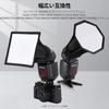 NEEWER New Edition Flash Diffuser 2 Pack for Speedlite Softbox Foldable Z2 Z1 V1 Round Head Flash Compatible Godox Flash NS5P (15cm Octagon, 15x12.5cm