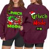 Women's Casual Fashion Long Sleeve Christmas Printed Round Neck Sweatshirt Top